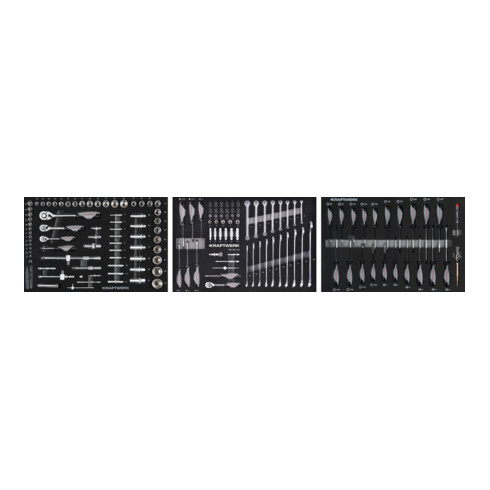 Kraftwerk Ensemble d'outils EVA 154 pièces