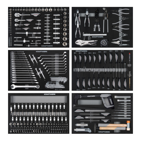 Kraftwerk Ensemble d'outils EVA 301 pièces