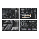 Kraftwerk Ensemble d'outils EVA 337 pièces-1