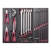 Kraftwerk Ensemble d'outils, EVA, clés à molette et pinces, 24 pièces