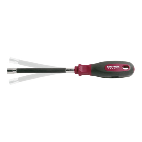 Kraftwerk ERGOKRAFT 1/4" Flexibler Stecknuss-Steckgriff 10 mm
