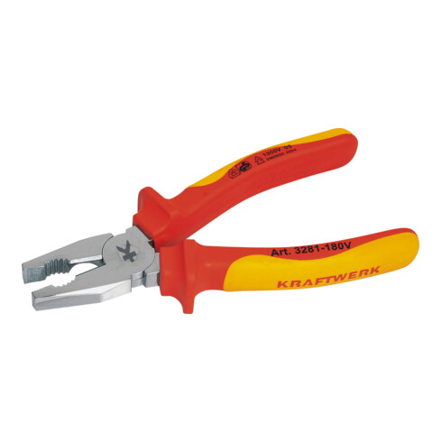 Kraftwerk ergokraft Pince combinée VDE 180mm