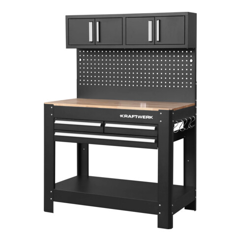 Kraftwerk établi avec 3 tiroirs et 2 armoires hautes