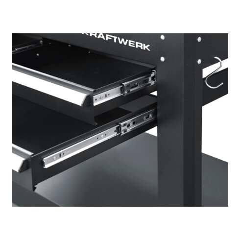 Kraftwerk établi avec 3 tiroirs et 2 armoires hautes