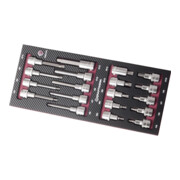 Kraftwerk EVA3 Bit-Stecknusssatz 1/2", 19-tlg.