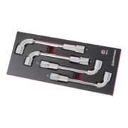Kraftwerk EVA3 Jeu de clés à pipe 20-24 mm, 4 pièces