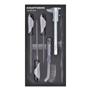 Kraftwerk Feilensatz 6-tlg. 20x40 Einlage