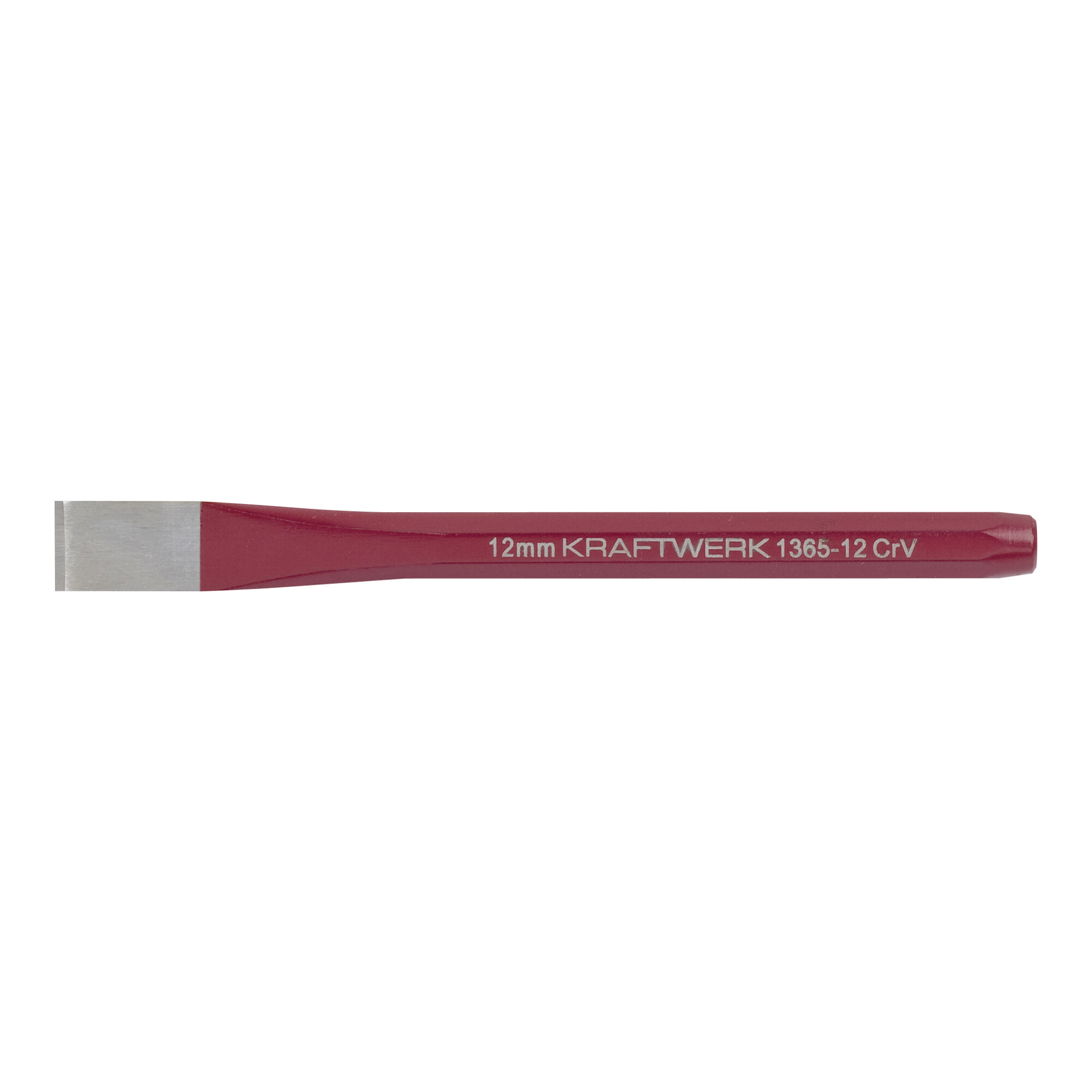 Kraftwerk Flachmeissel 12 mm x 130 mm, lackiert