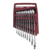 Kraftwerk Gabelring-Maulschlüssel-Satz voll pol. 8-19mm, 10-tlg.