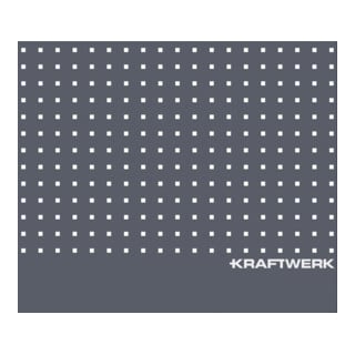 Kraftwerk Gelochte Rückwand für Werkstattwagen BT700 600mm