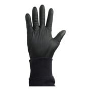 Kraftwerk Gogrip PRO Gants en nitrile, Noir, L, 50 pièces.-3