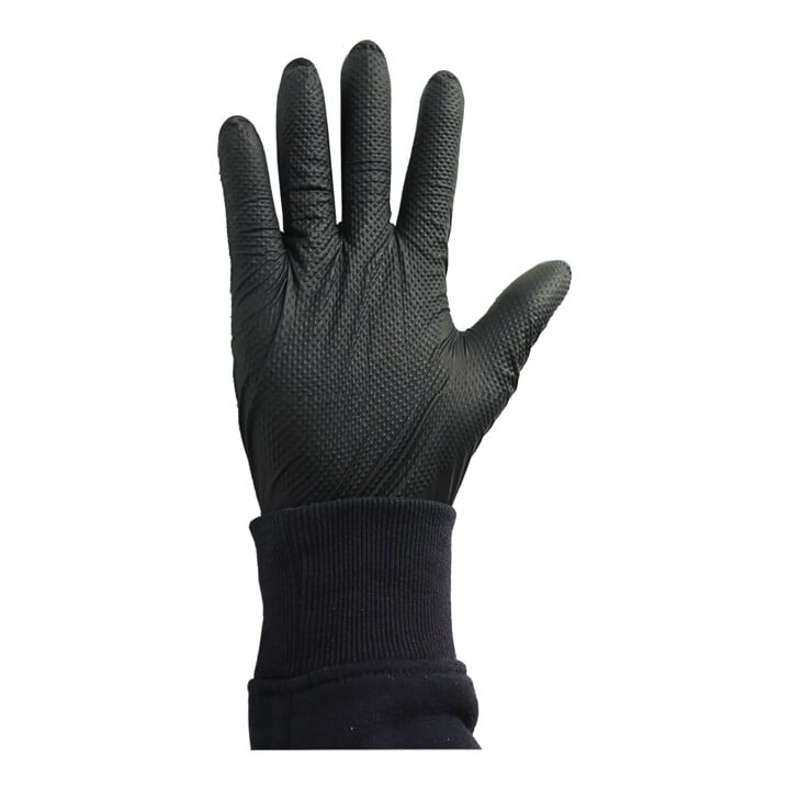Kraftwerk Gogrip PRO Nitril-Handschuhe, Schwarz, M, 50 Stk.