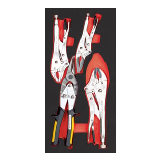 Kraftwerk Gripzangen-/Ciseaux à tôle 4-pcs. 20x40 Insert