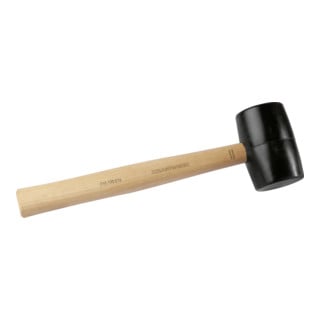 Kraftwerk Gummihammer, hickory-Griff, Ø 58 mm, 16 OZ