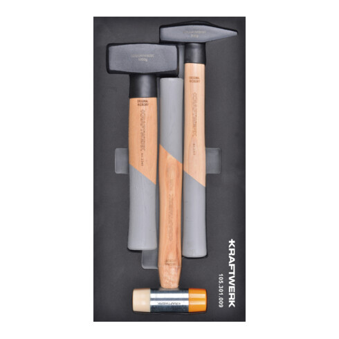 Kraftwerk Hammersatz 3-tlg. 20x40 Einlage