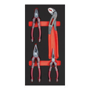 Kraftwerk Hightech-Zangen-Satz 4-tlg. 20x40 Einlage