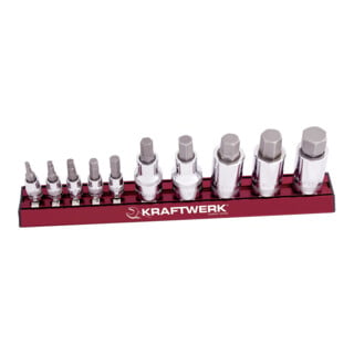Kraftwerk Innensechskant-Bit-Stecknuss-Satz MAGALU, 10-tlg.
