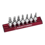 Kraftwerk Innensechskant-Bit-Steckschlüssel-Satz Zoll MAGALU 3/8", 7-tlg