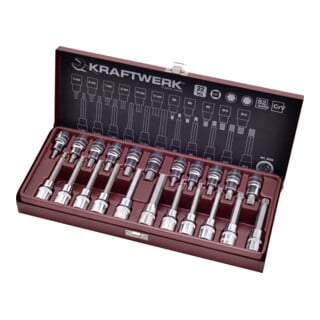 Kraftwerk Innensechskant XZN-Bit-Stecknuss-Satz, 22-tlg.