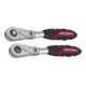 Kraftwerk Jeu de clés à cliquet à commutation flexible 1/4", 2 pièces-1