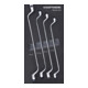 Kraftwerk Jeu de clés à douille coudées 4 pièces 20x40 insert-1