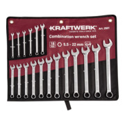 Kraftwerk Jeu de clés à fourche 5,5-22 mm 18 - pièces