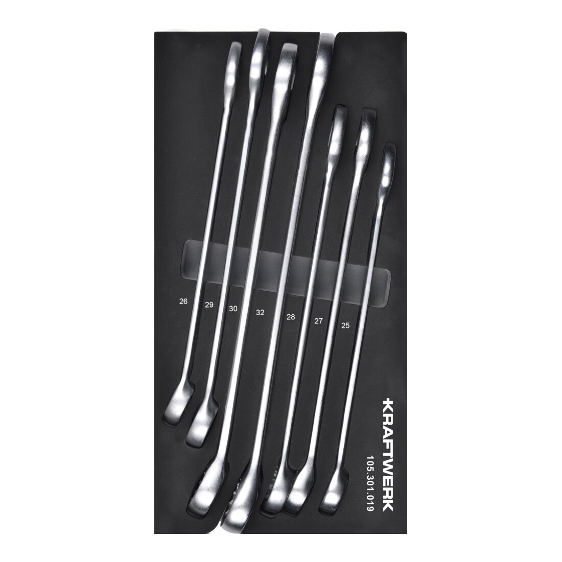 Kraftwerk Jeu de clés à fourche 7 pièces 20x40 insert