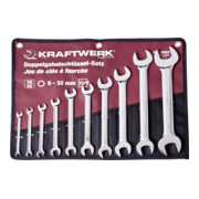 Kraftwerk Jeu de clés à fourche doubles 6-32 mm 10 pièces