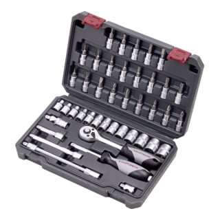 Kraftwerk Jeu de douilles, 1/4", 42 pcs.