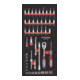 Kraftwerk Jeu de douilles 1/4" 46 pièces 20x40 insert-1