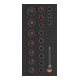 Kraftwerk Jeu de douilles à chocs 1/2" 20 pièces 20x40 insert-1