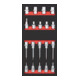 Kraftwerk Jeu de douilles à cliquet 1/2" TX 19 pièces 20x40 insert-1
