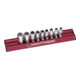 Kraftwerk Jeu de douilles à cliquet Zoll MAGALU 1/4", 9 pièces-1