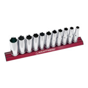 Kraftwerk Jeu de douilles longues MAGALU 1/2", 11 pièces