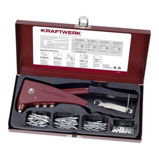 Kraftwerk Jeu de pinces à riveter à la main