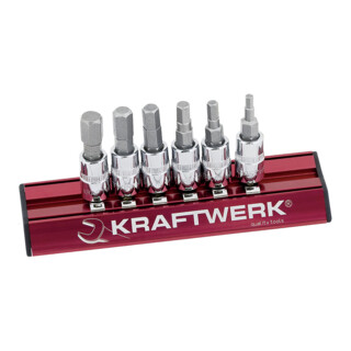 Kraftwerk Kit de douilles à six pans creux 6t MAGALU 1/4"
