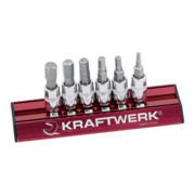 Kraftwerk Kit de douilles à six pans creux 6t MAGALU 1/4"