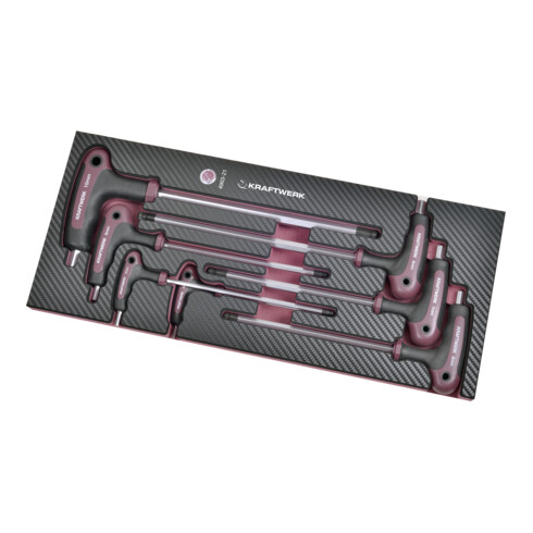 Kraftwerk KK-T-Set de tournevis à douille EVA3, 7 pièces