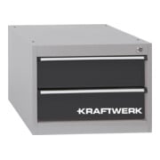 Kraftwerk ladeblok 380x535x600 mm, 2 laden, 137.001.001-1
