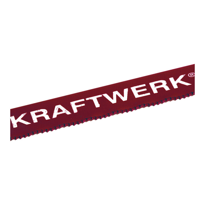 Kraftwerk Lame de scie à main HSS bimétal 300 mm 24 dents.