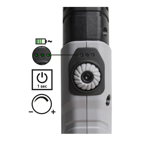 Kraftwerk Lampe de poche LED Slimlight 700 avec fonction dimmable