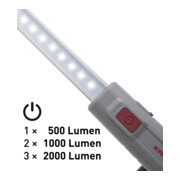 Kraftwerk Lampe LED extensible pour compartiment moteur, 20 W avec 50 SMD-4