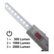 Kraftwerk Lampe LED extensible pour compartiment moteur, 20 W avec 50 SMD-5