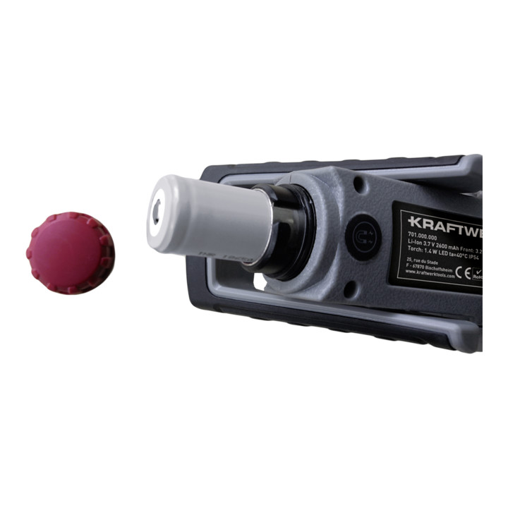 Kraftwerk LED-handlamp COMPACT 500, oplaadbaar