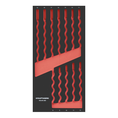 Kraftwerk Leere PRO LINE EVA Einlage für Art. 105.401.004, 20x40 cm