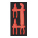 Kraftwerk Leere PRO LINE EVA Einlage für Art. 105.401.017, 20x40 cm-1