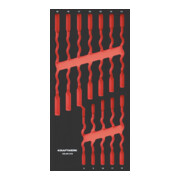 Kraftwerk Leere PRO LINE EVA Einlage für Art. 105.401.018, 20x40 cm