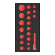 Kraftwerk Leere PRO LINE EVA Einlage für Art. 105.401.028, 20x40 cm