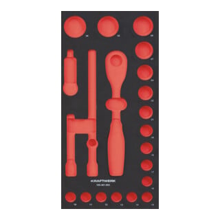 Kraftwerk Leere PRO LINE EVA Insert pour Art. 105.401.003, 20x40 cm