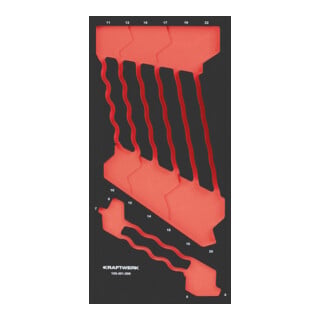 Kraftwerk Leere PRO LINE EVA Insert pour Art. 105.401.006, 20x40 cm